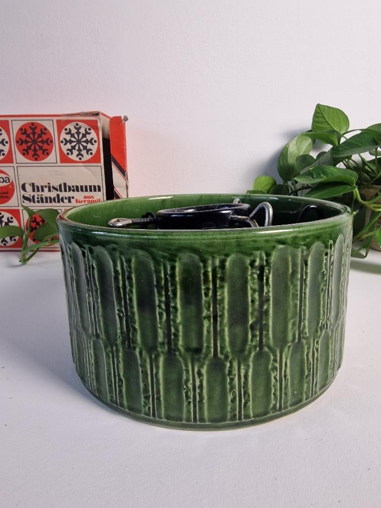 Vintage West Germany Kerstboomstandaard / Bloempot – Jasba, Ophalen of Verzenden