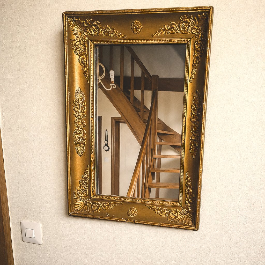 Gouden barok / Louis XVI lijst ~ Vintage charme (56 x 28 cm), Ophalen, Minder dan 50 cm, Gebruikt, Minder dan 100 cm