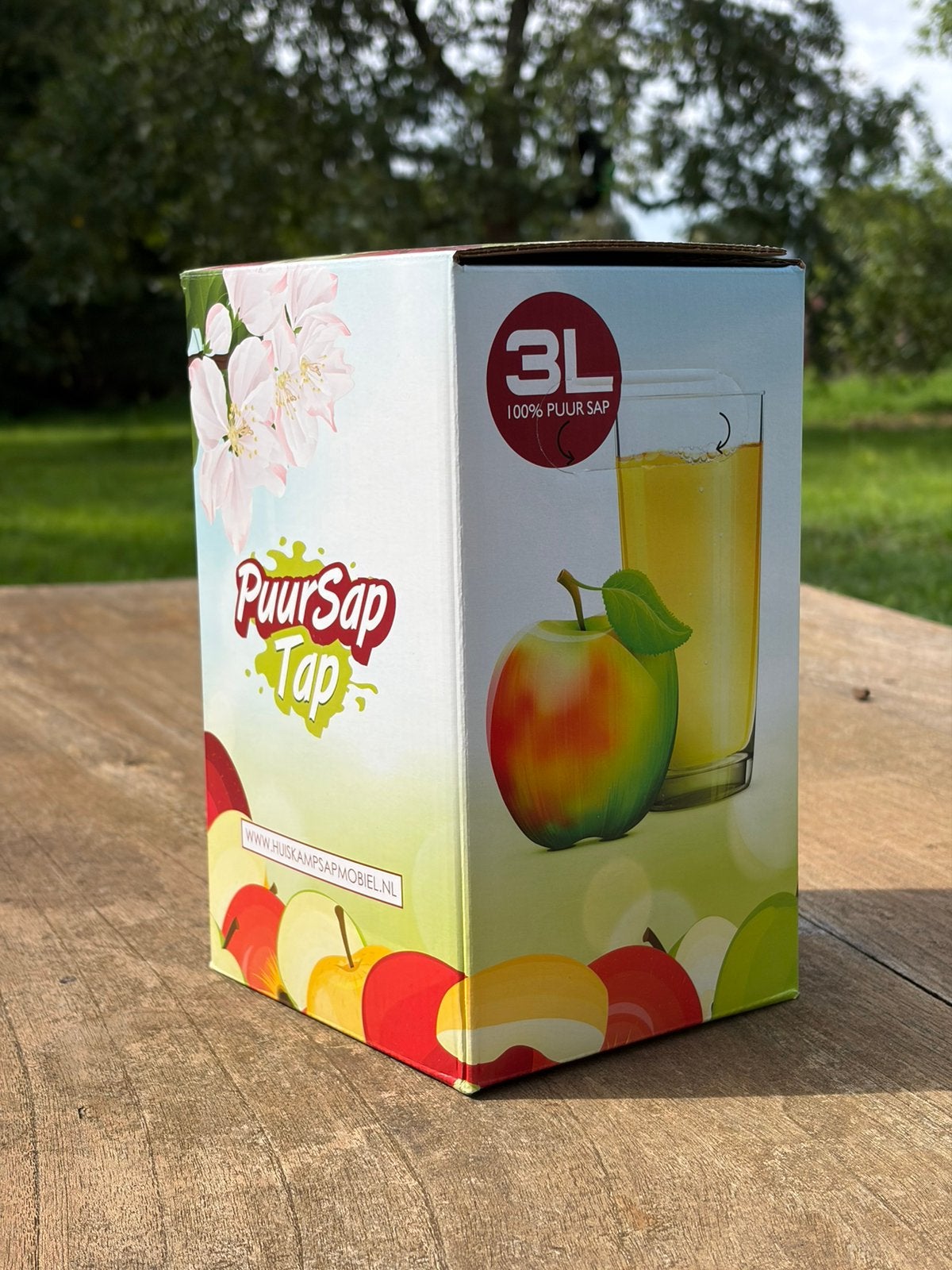 Saptap, biologische appelsap met peer uit eigen tuin., Ophalen
