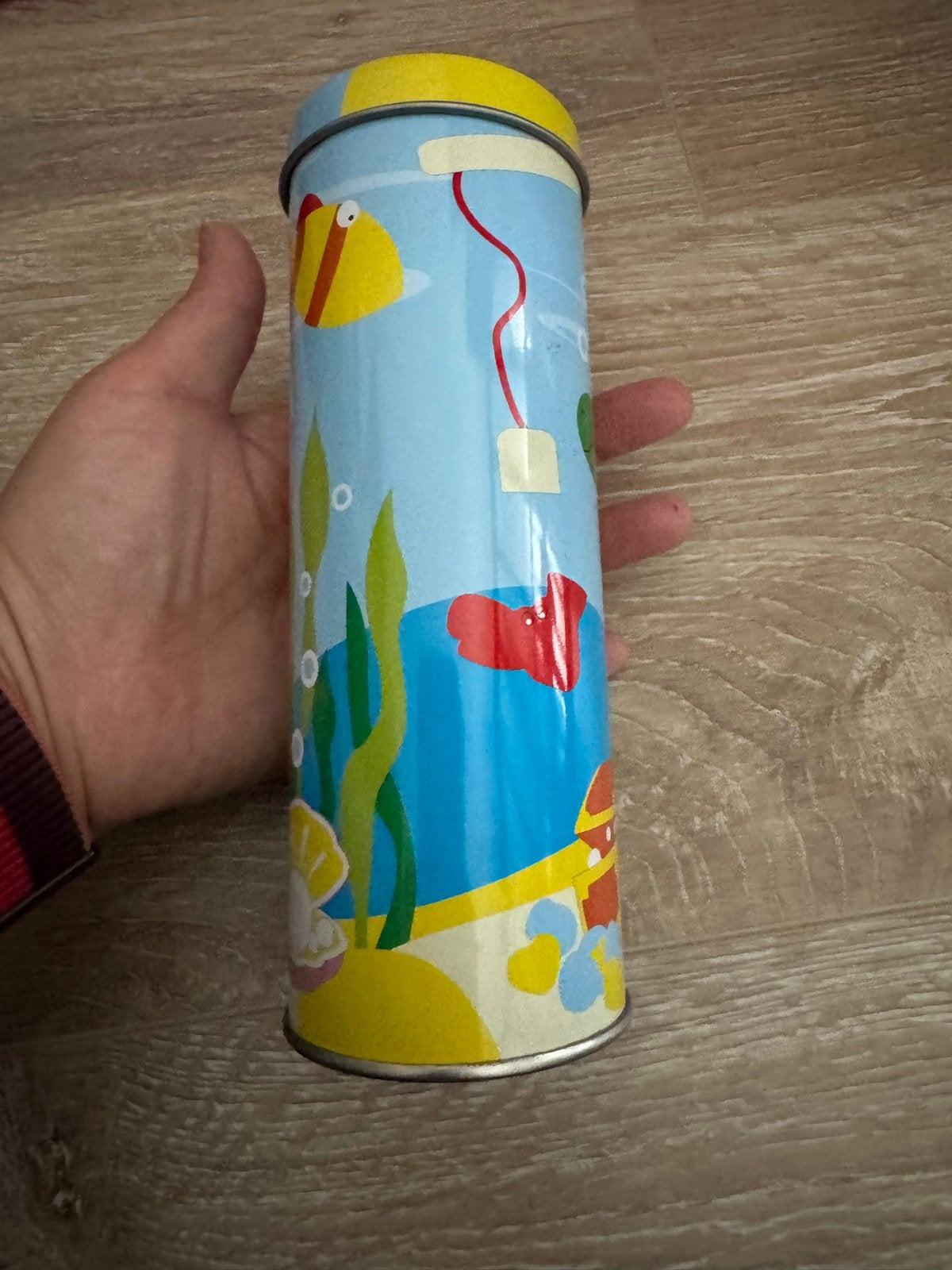Magneet spel vissen in blik, Verzenden, Zo goed als nieuw, Overige typen