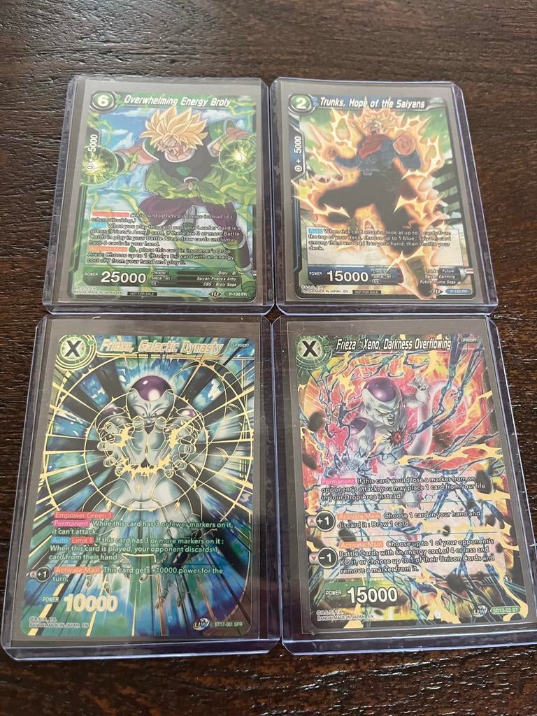 Dragon Ball Super Kaarten - Set van 12, Ophalen of Verzenden, Zo goed als nieuw, Losse kaart, Foil