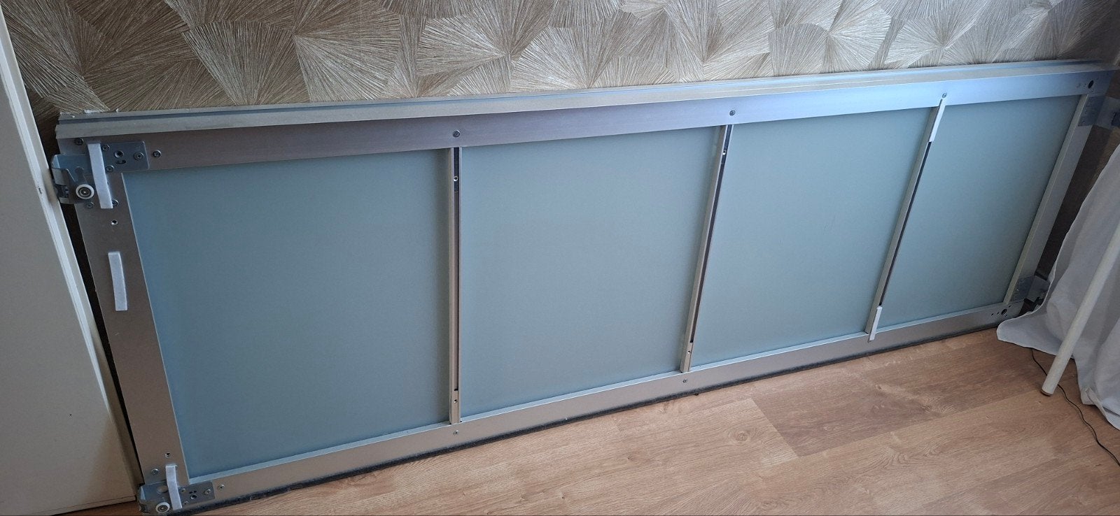 Pax kast schuifdeuren met matglas, Ophalen, Gebruikt, 200 cm of meer, 50 tot 100 cm