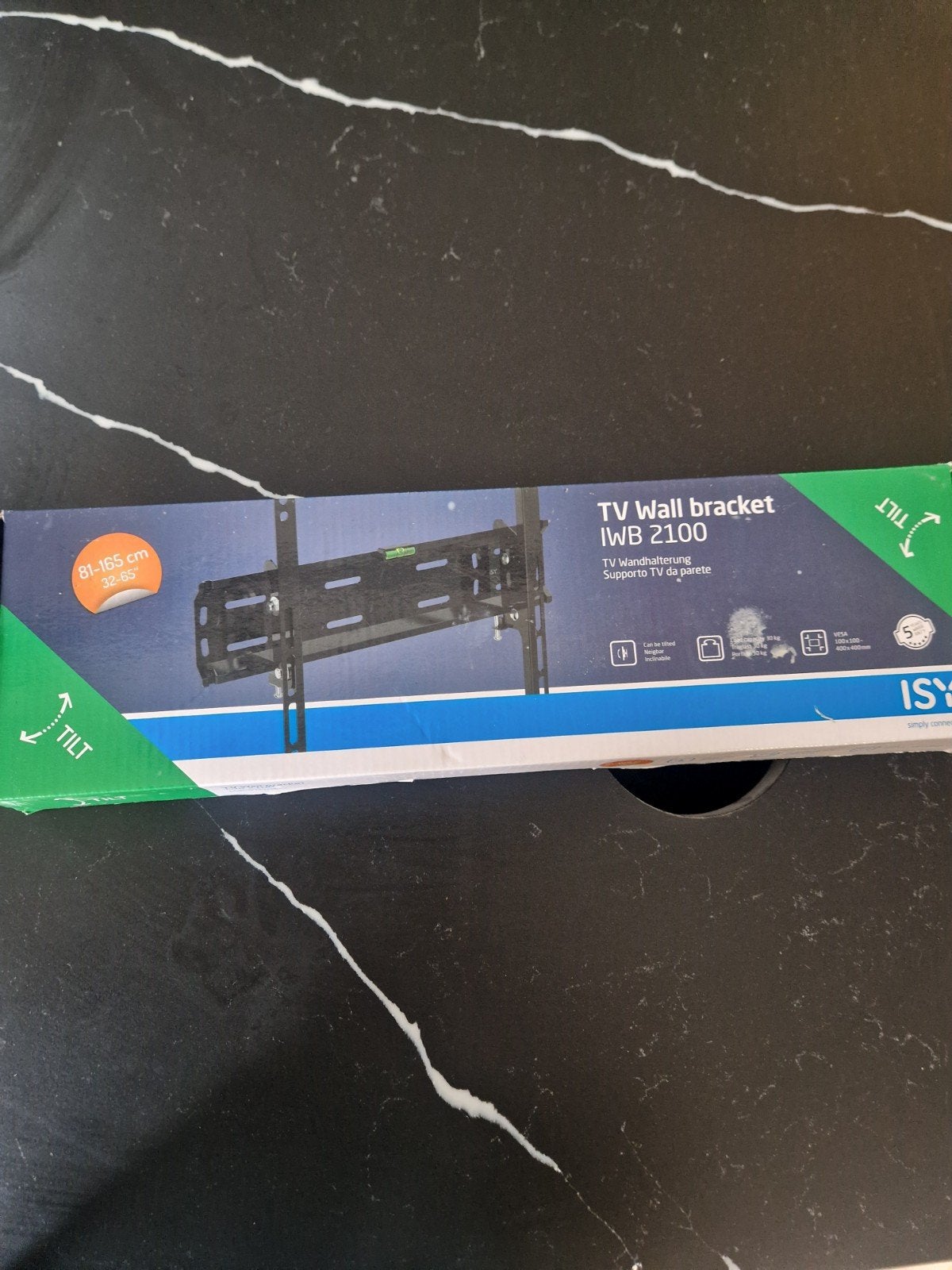 ISY TV Muurbeugel IWB 2100 - Kantelbaar (81-165 cm), Ophalen of Verzenden, Nieuw