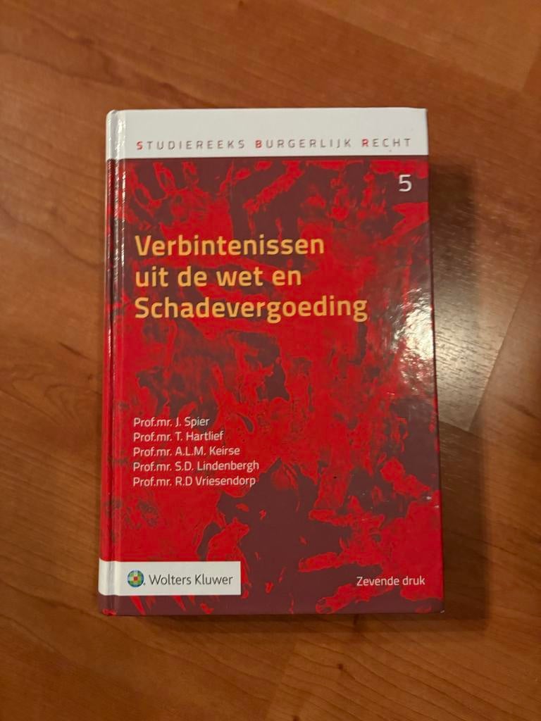 Verbintenissen uit de wet en Schadevergoeding (7e druk), Verzenden, Zo goed als nieuw