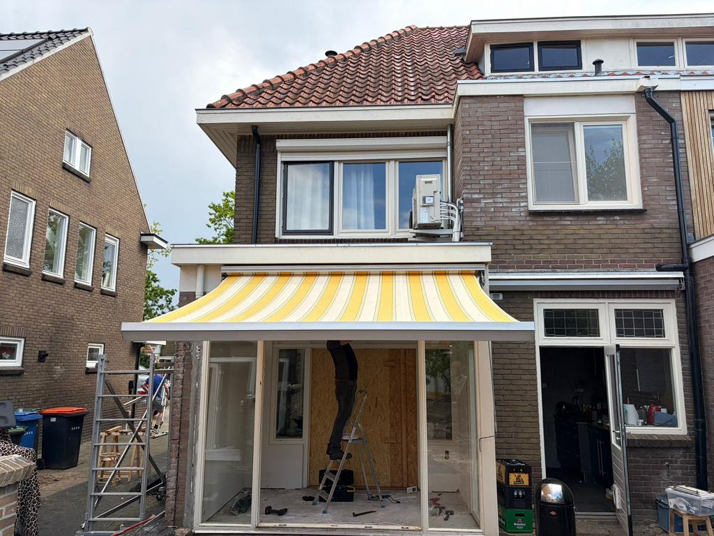 Zonnescherm, Ophalen, Gebruikt