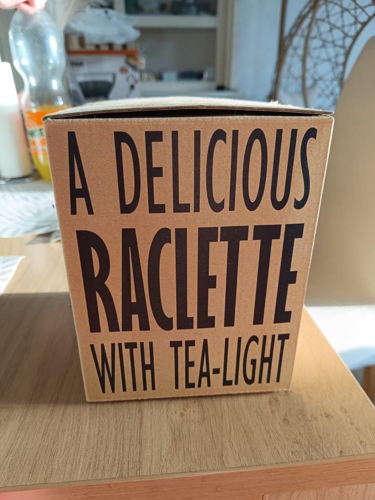 Mini raclette met theelichtjes, Witgoed en Apparatuur, Gourmetstellen, Ophalen of Verzenden, Nieuw, Minder dan 4 personen