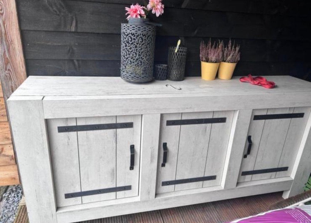 Dressoir wit, Ophalen of Verzenden, Zo goed als nieuw, 25 tot 50 cm