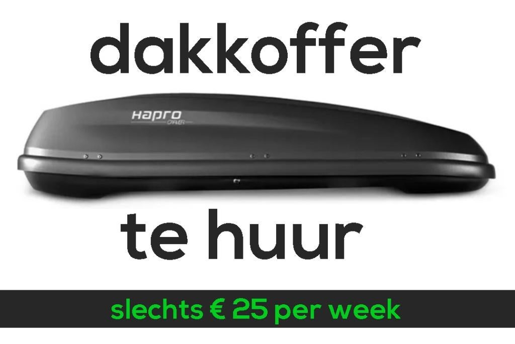 Hapro Carver 6.5 dakkoffer – €25 p/w – Vianen (UT), Auto diversen, Dakkoffers, Ophalen, Zo goed als nieuw