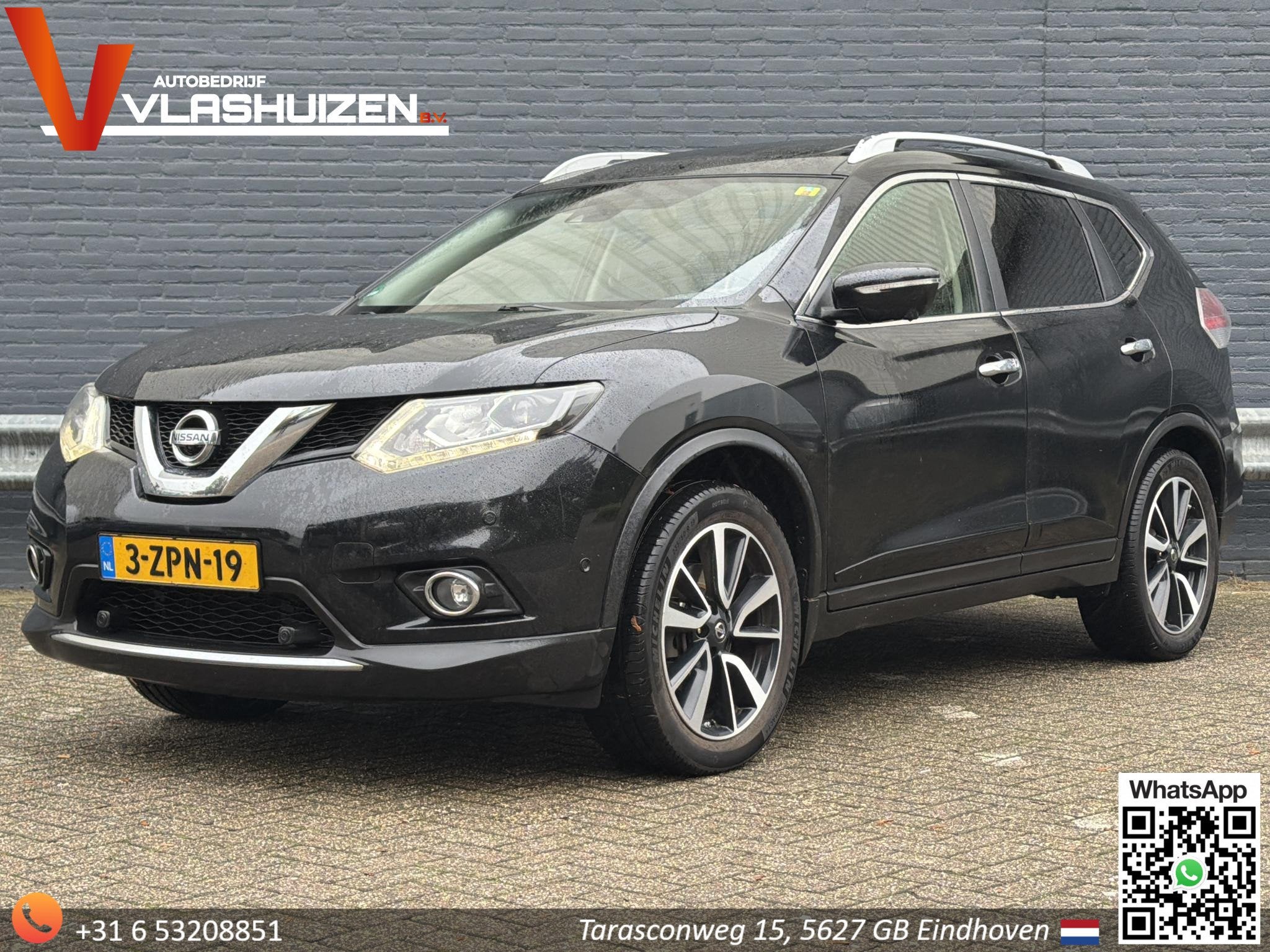 Nissan X-Trail 1.6 dCi Tekna 4WD 7p. | Pano | Leder | Cruise, Auto's, Gebruikt, Euro 6, 4 cilinders, 2000 kg