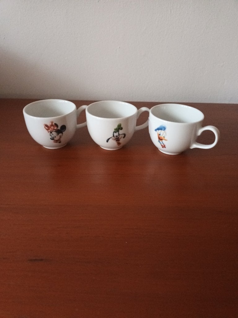 3x KOPJE Minnie/Donald en Goofy, Verzamelen, Disney, Ophalen of Verzenden, Goofy of Pluto, Zo goed als nieuw, Beeldje of Figuurtje