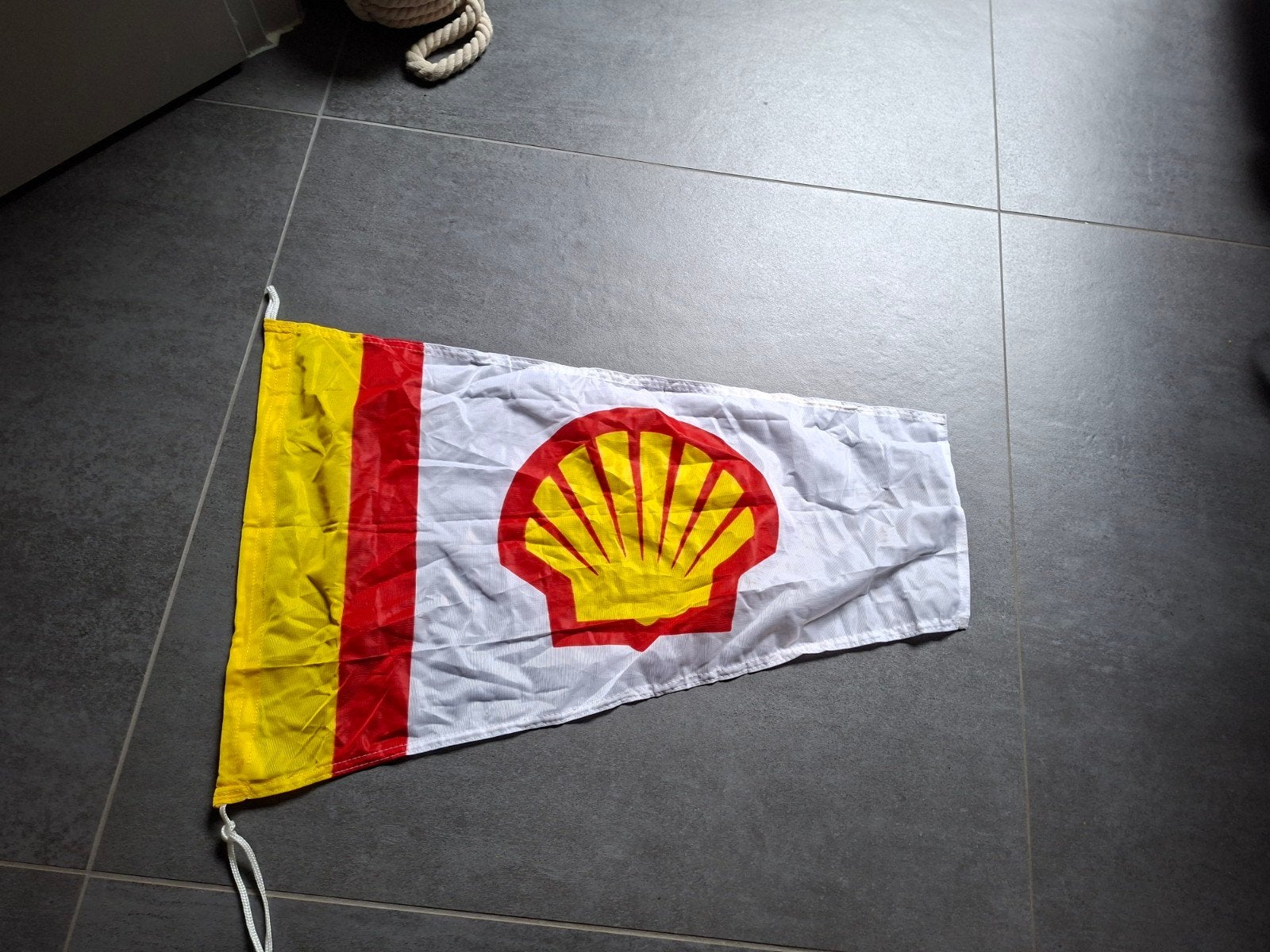 shell vlag nr 2, Ophalen of Verzenden, Zo goed als nieuw, Reclamebord