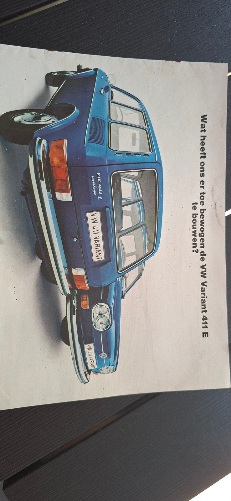 Vintage VW Brochures 1970 - Kever, VW 411 E, VW 1200, Ophalen of Verzenden, Gelezen, Volkswagen, Volkswagen AG