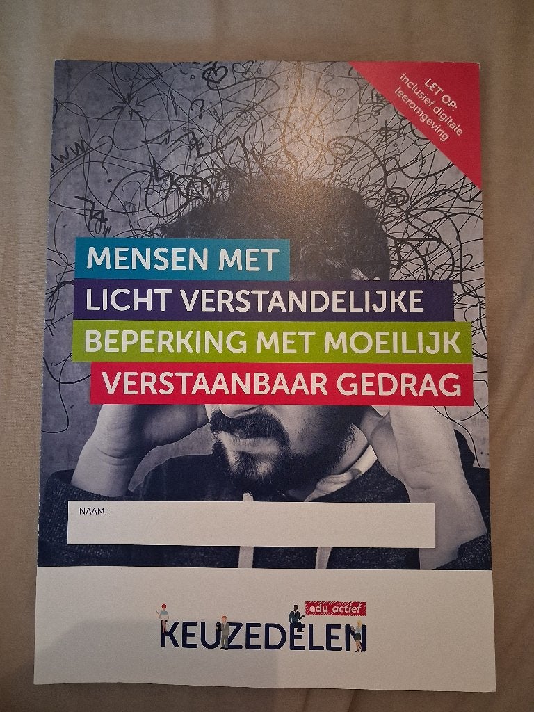Studieboek mensen met LVB en MVG, Boeken, Boom, Ophalen of Verzenden, Zo goed als nieuw, MBO