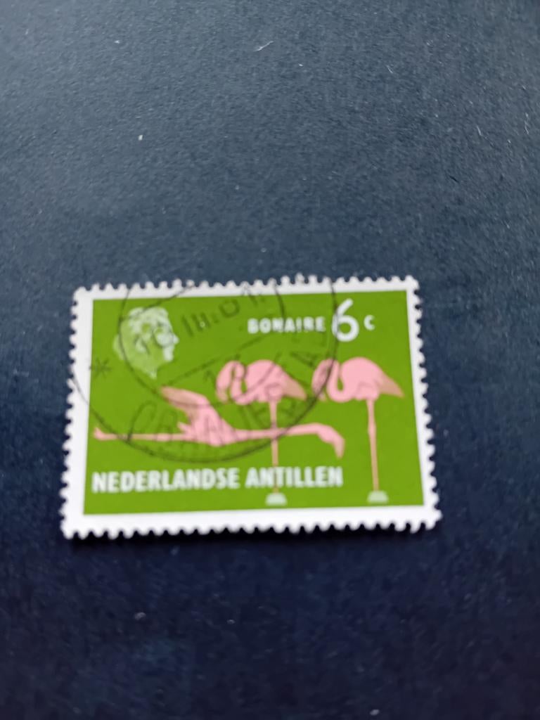 Postzegel Nederlandse Antillen Bonaire 6c, Ophalen of Verzenden