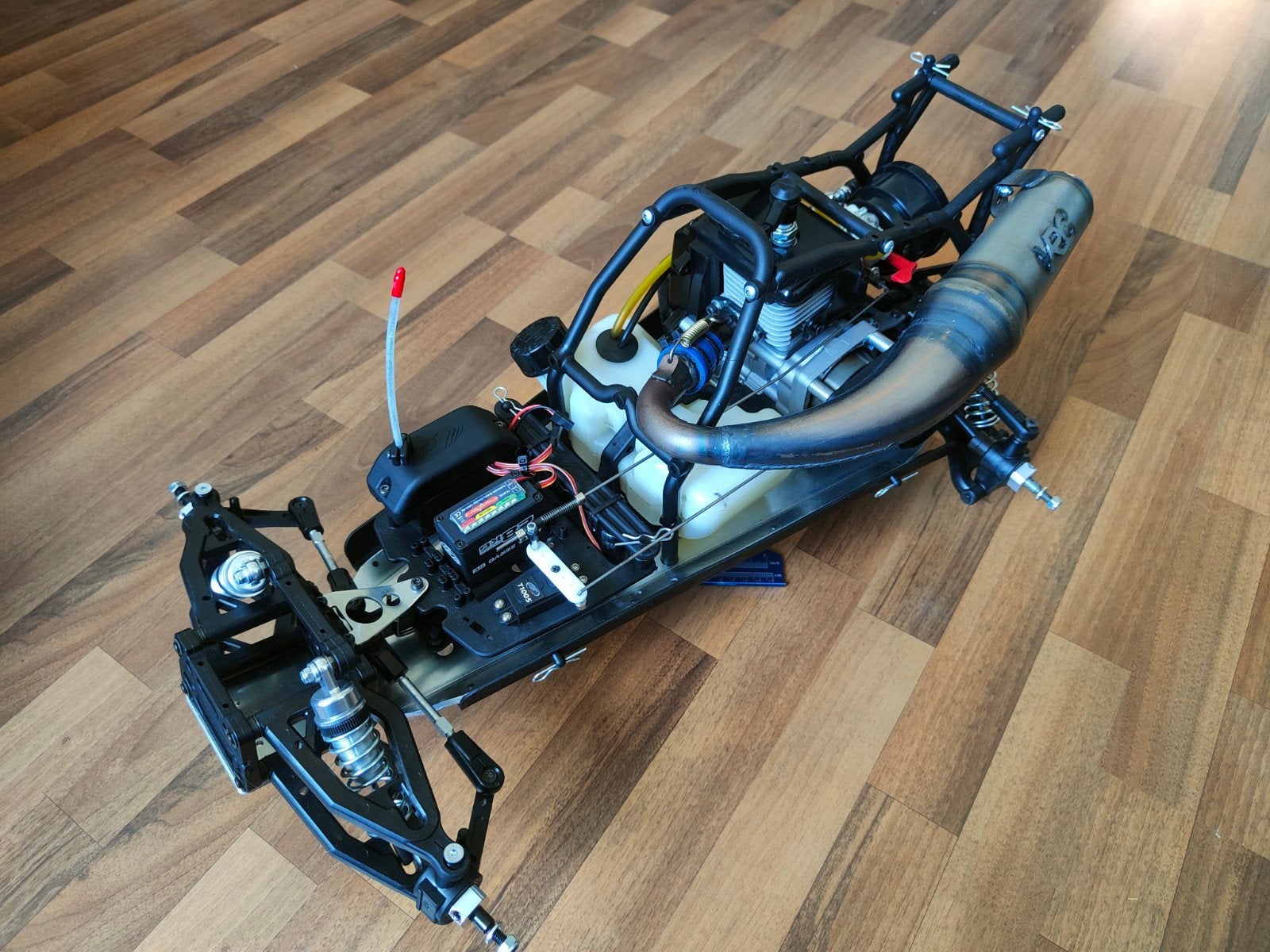 FG Marder (30th) 26CC + VRC Torque-S, Benzine, Auto offroad, Ophalen of Verzenden, Zo goed als nieuw