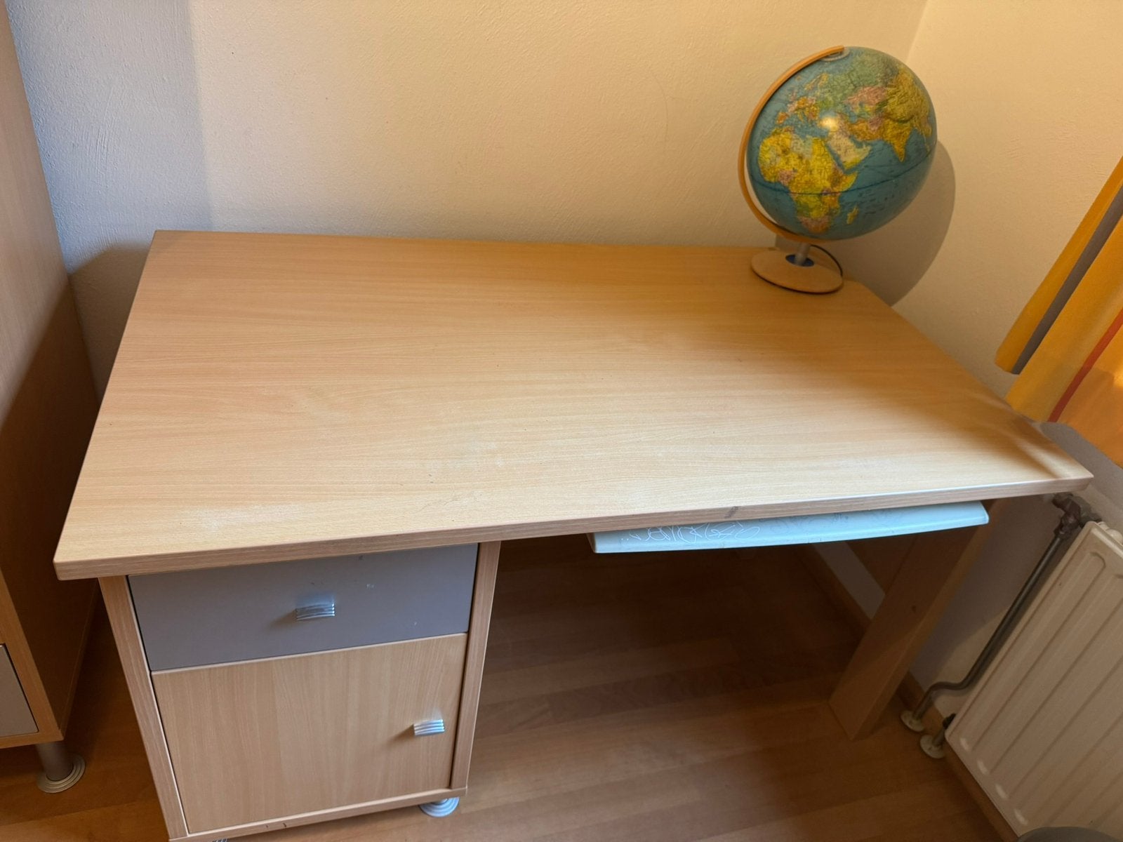 Complet slaapkamer kinderen/ pubers/ bureau/ kast, 90 cm, Eenpersoons, Ophalen of Verzenden, Zo goed als nieuw