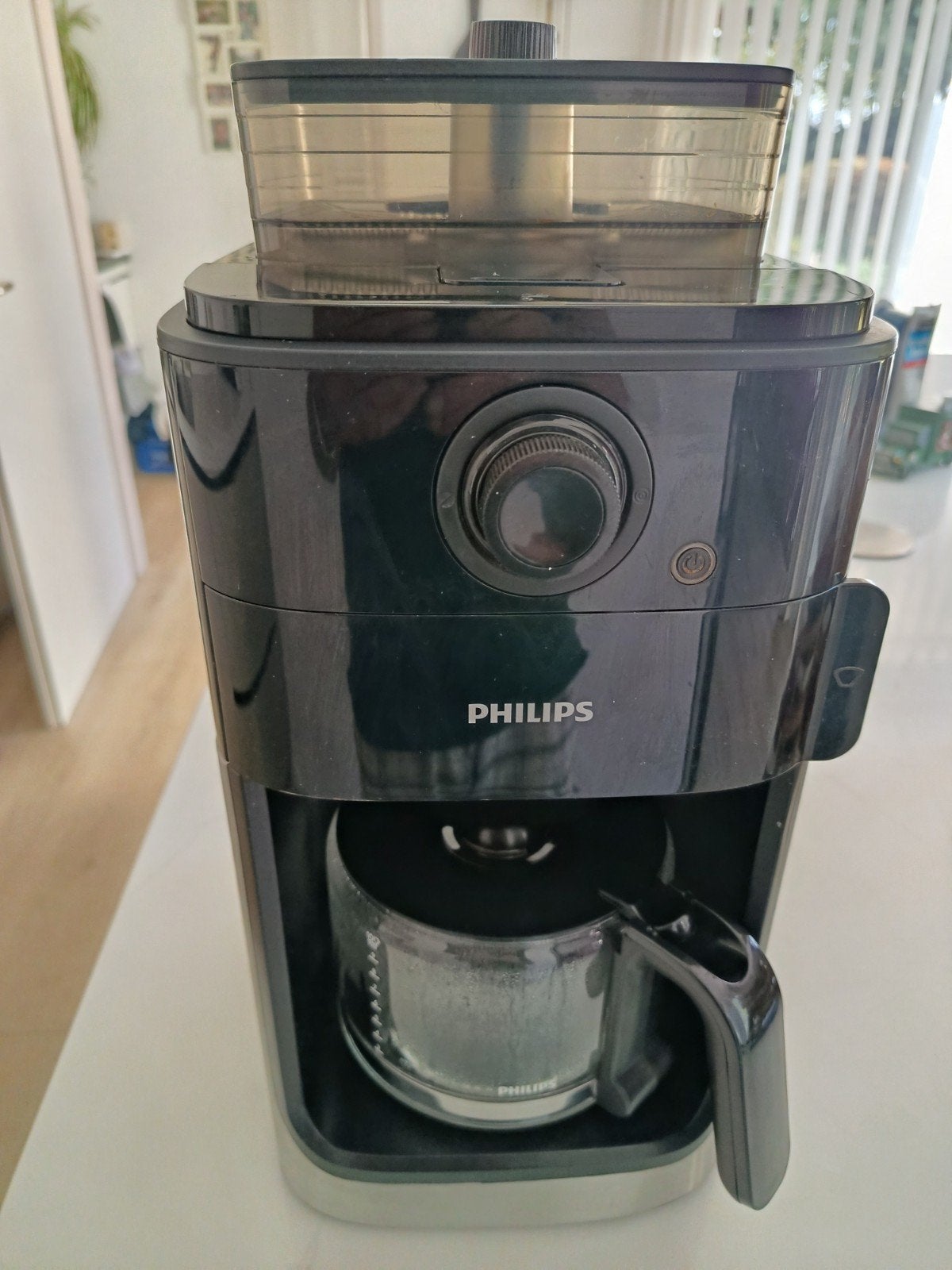 Philips Grind & Brew HD7761 Koffiezetapparaat met bonenmaler, Ophalen of Verzenden, Gebruikt