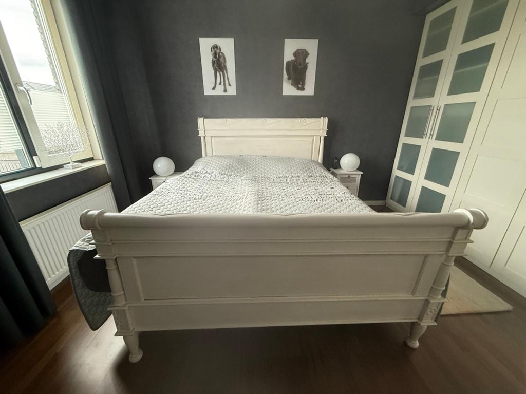 Chevy look tweepersoonsbed 180x200 compleet, Huis en Inrichting, Slaapkamer | Bedden, Ophalen