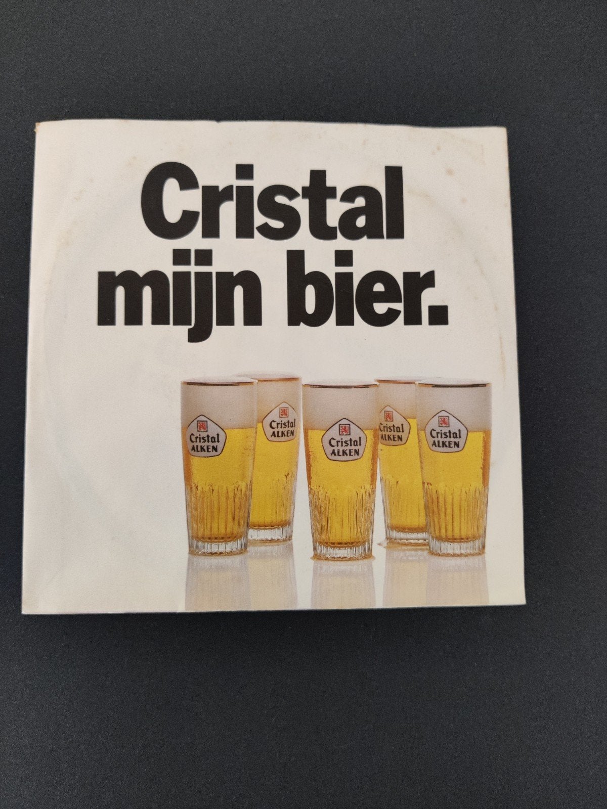 Picture disc Cristal Alken / Cristal Mijn Bier, Ophalen of Verzenden, Zo goed als nieuw, Overige merken