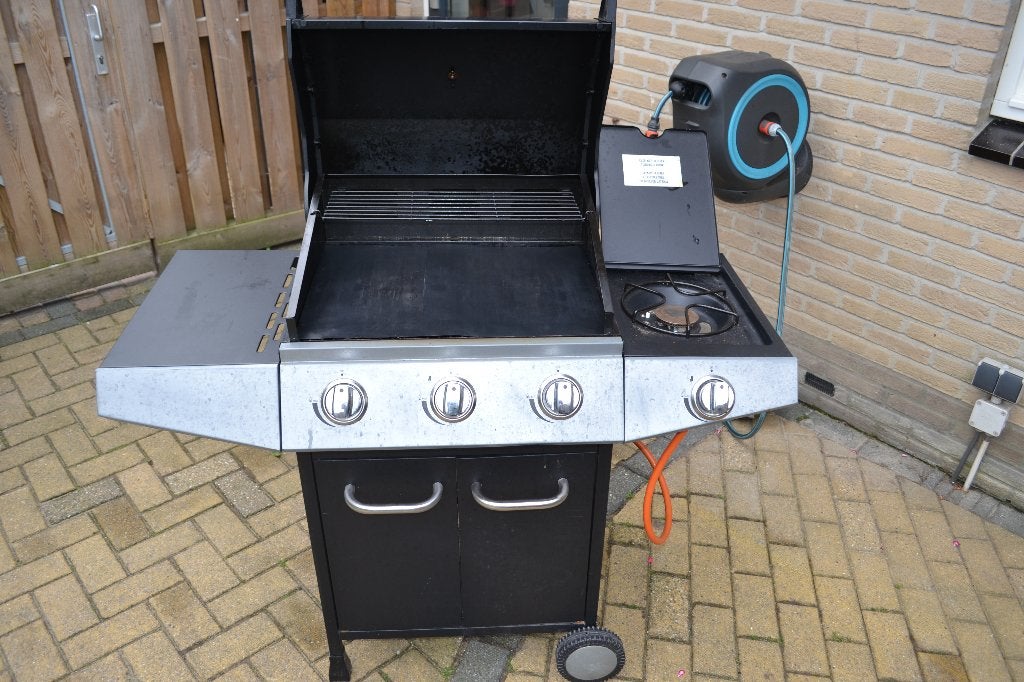 BBQ op gas nog netjes, Ophalen, Gebruikt