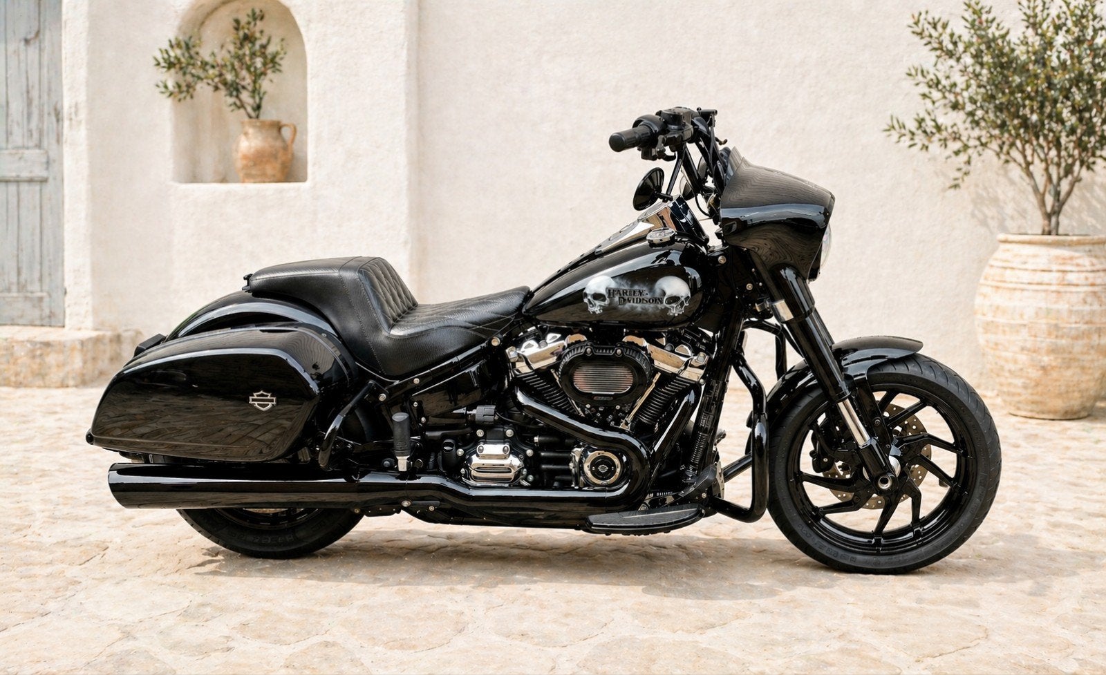 Harley-Davidson Sport Glide FLSB 5HD jekill and Hyde, Info@rwcustomseating.nl, 2 cilinders, 1745 cc, Motorrijbewijs A