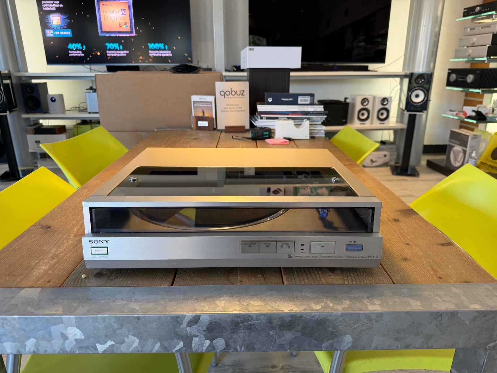 Sony PS-FL5, Audio, Tv en Foto, Platenspelers, Gebruikt, Automatisch, Ophalen of Verzenden, Sony