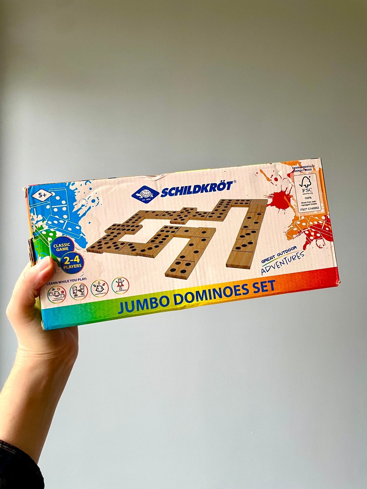 Mega jumbo XXL domino set voor binnen & buiten, Ophalen of Verzenden, Nieuw