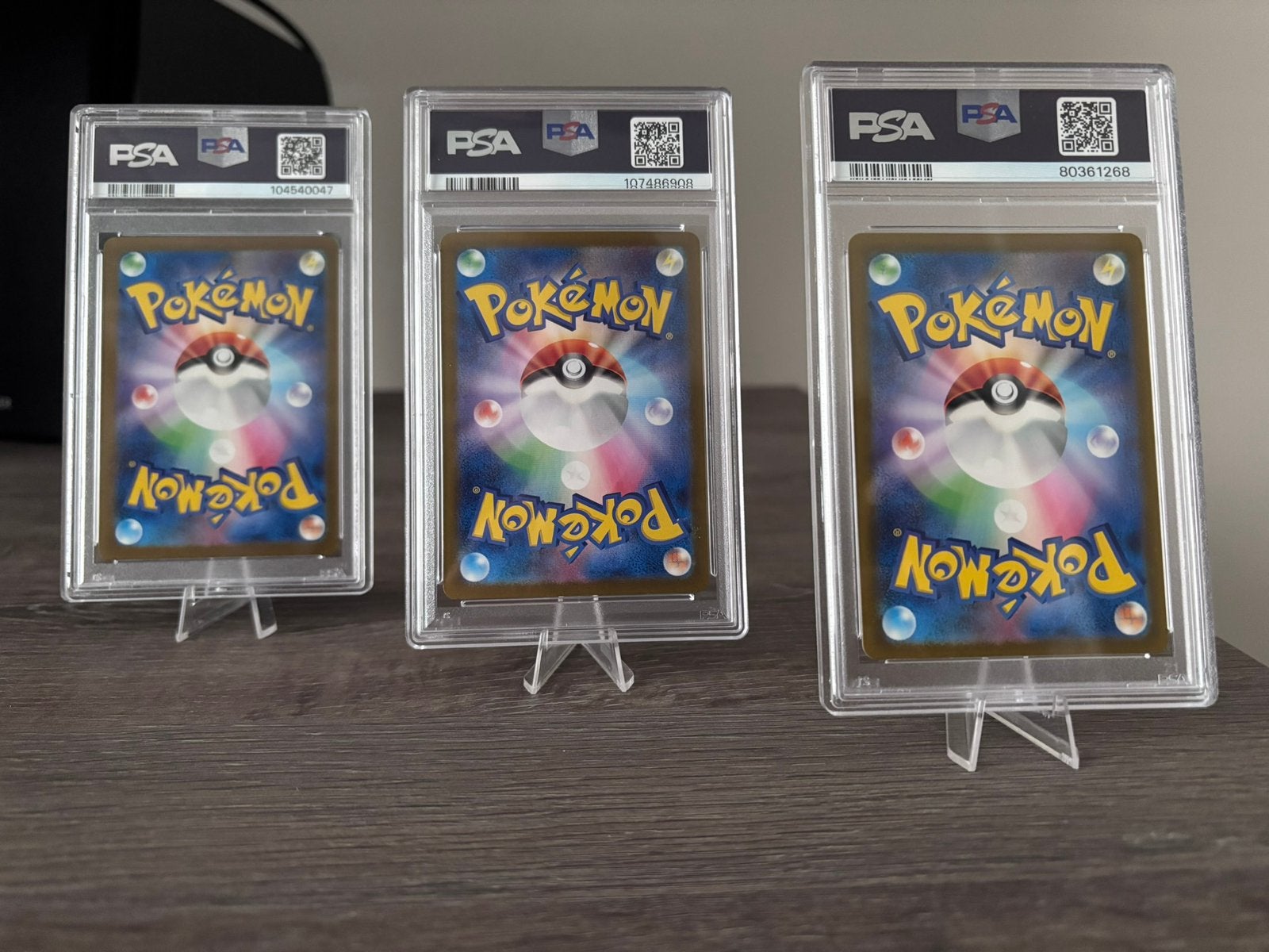 SET PSA 10 / Bulbasaur / Squirtle / Charmander, Ophalen, Nieuw, Meerdere kaarten