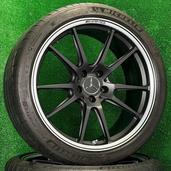 Originele 19 / 20 inch Mercedes C-klasse C63 & S AMG velgen, Gebruikt, 285 mm, Banden en Velgen, Germany