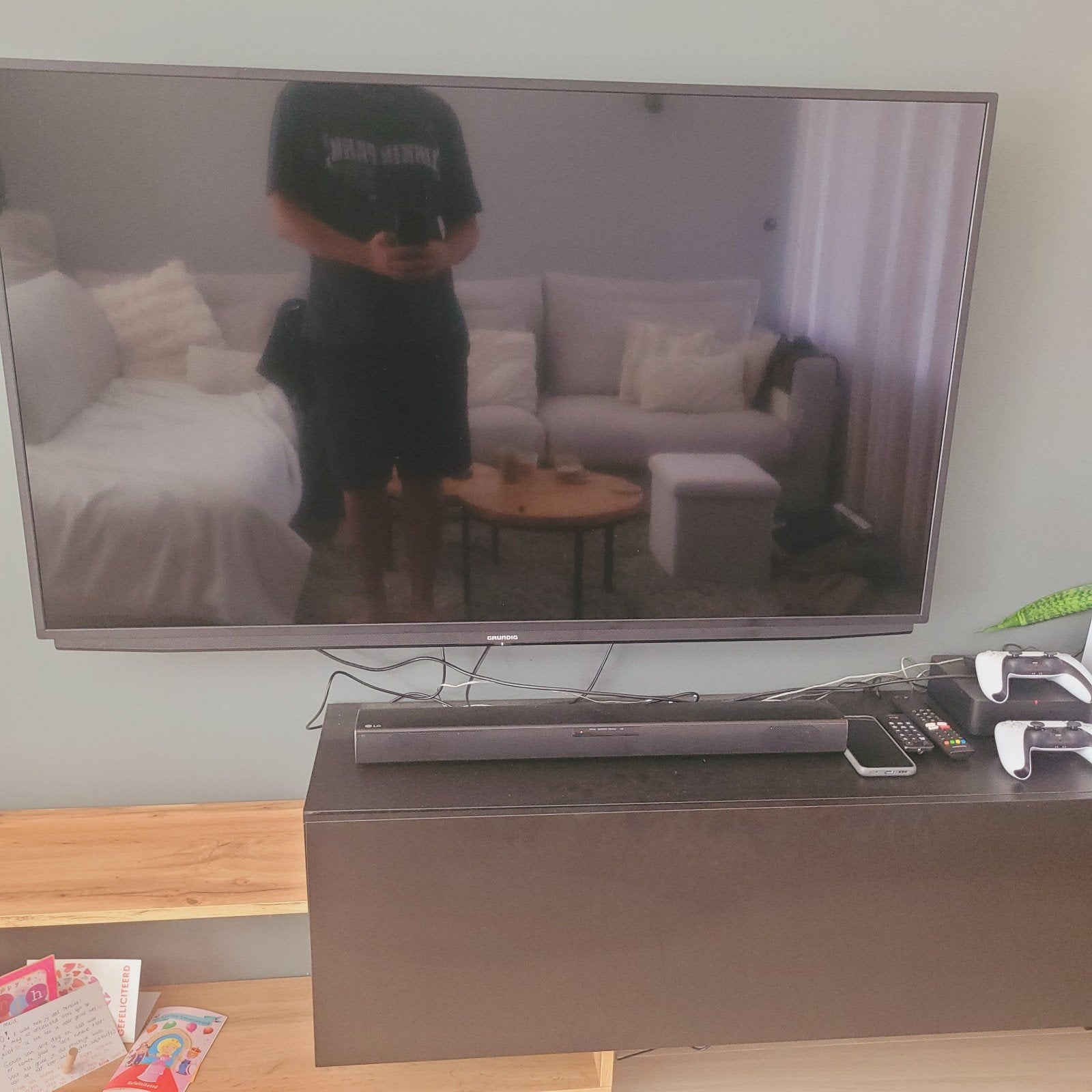 GRUNDIG 55" 4K Android Smart TV VLX707LDL, Audio, Tv en Foto, Televisies, Ophalen, Gebruikt, 100 cm of meer, 4k (UHD)