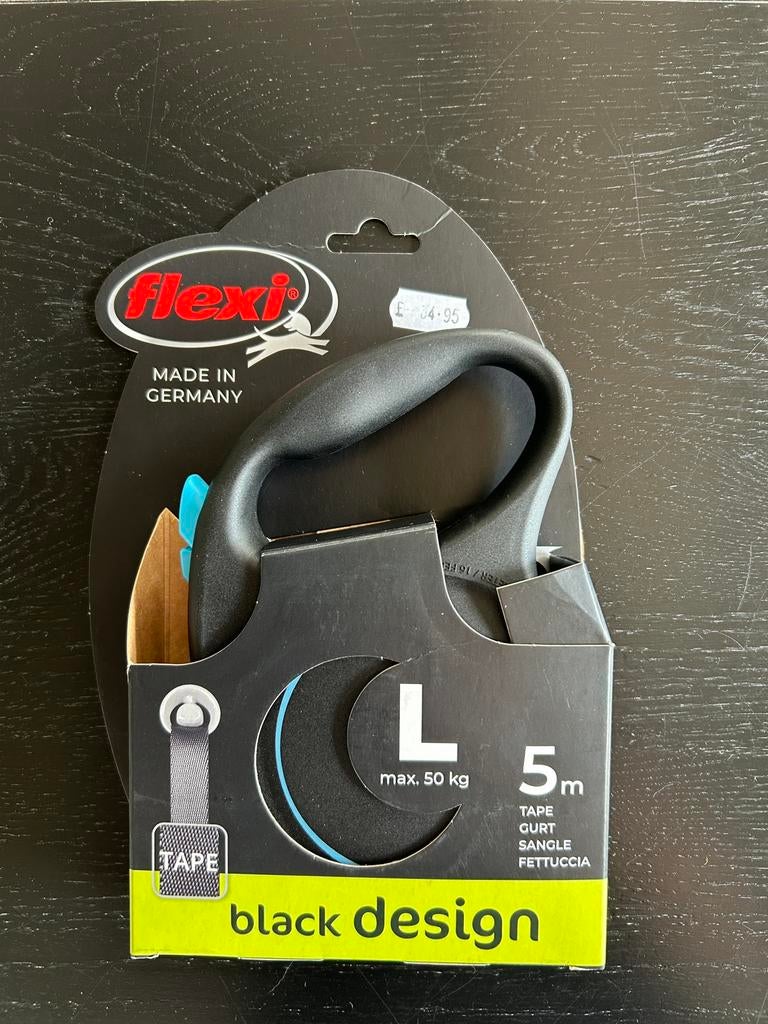 Flexi hondenriem, zwart, maat L, Ophalen of Verzenden, Nieuw