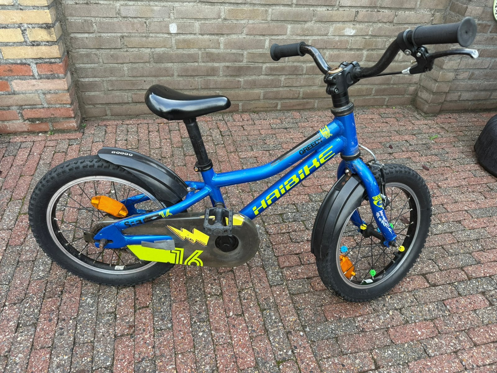 Nette jongen fiets 16inch, Ophalen, Gebruikt, Terugtraprem, 16 tot 20 inch