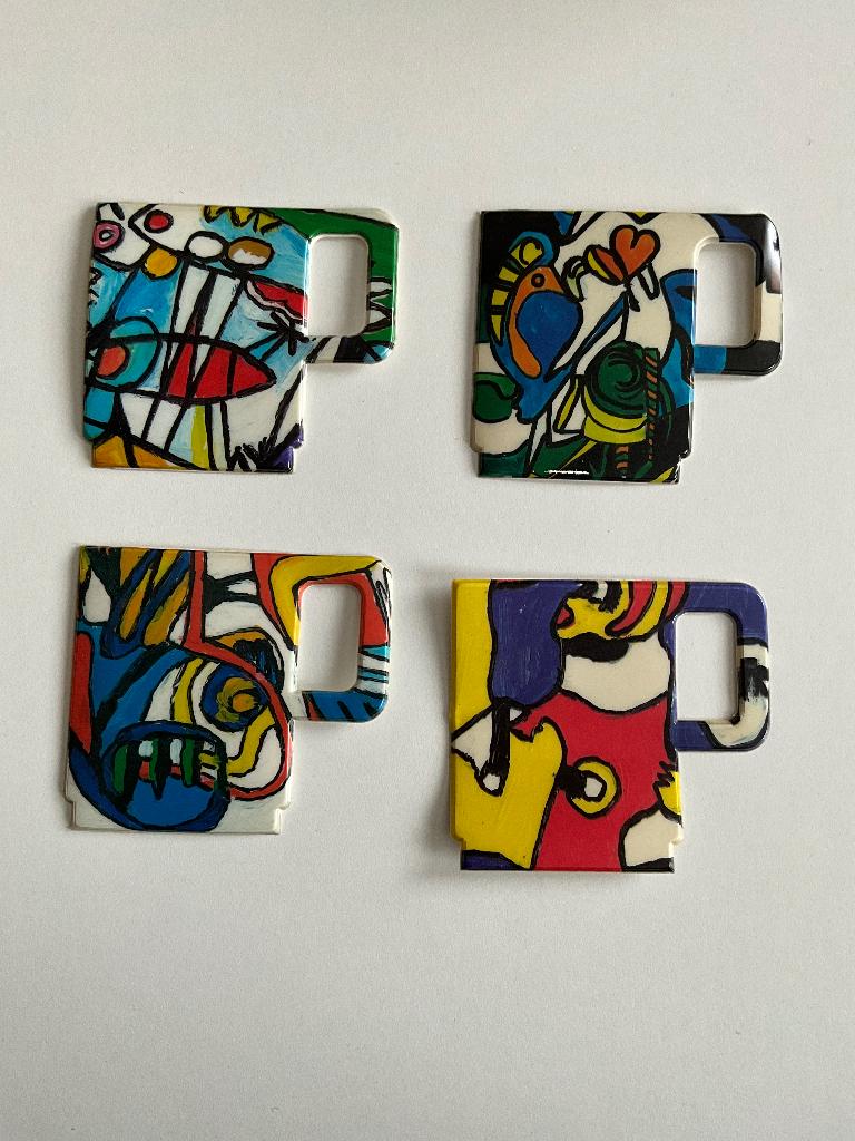 Corneille onderzetters, Huis en Inrichting, Woonaccessoires | Onderzetters, Ophalen of Verzenden, Glas of Kopje
