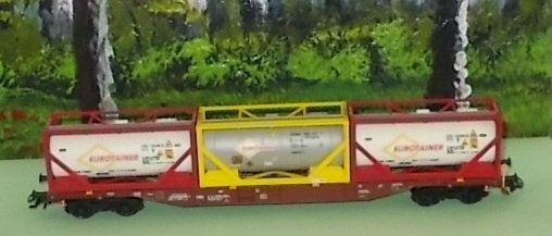 HO wagon nummer 28 : Märklin met vaste tanks, Hobby en Vrije tijd, Modeltreinen | H0, Gelijkstroom, Wagon, Ophalen of Verzenden
