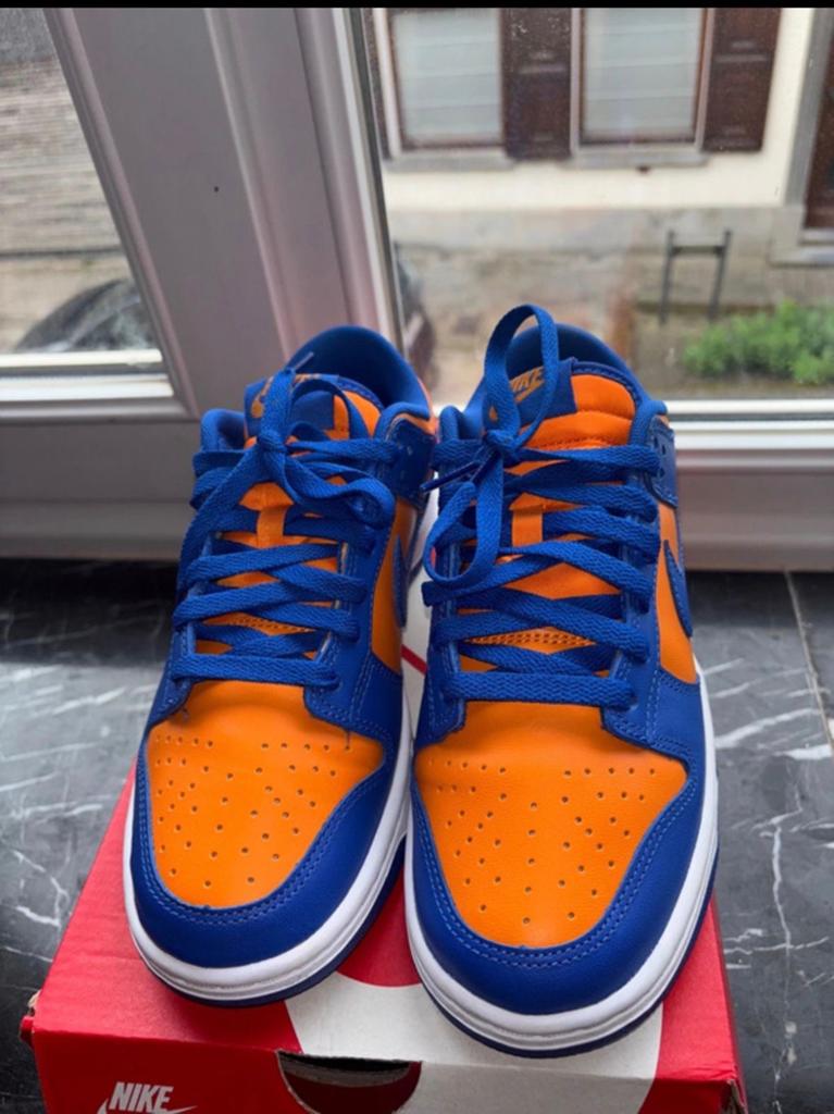 Nike Dunk Low Retro, Kleding | Heren, Schoenen, Zo goed als nieuw, Blauw, Ophalen of Verzenden