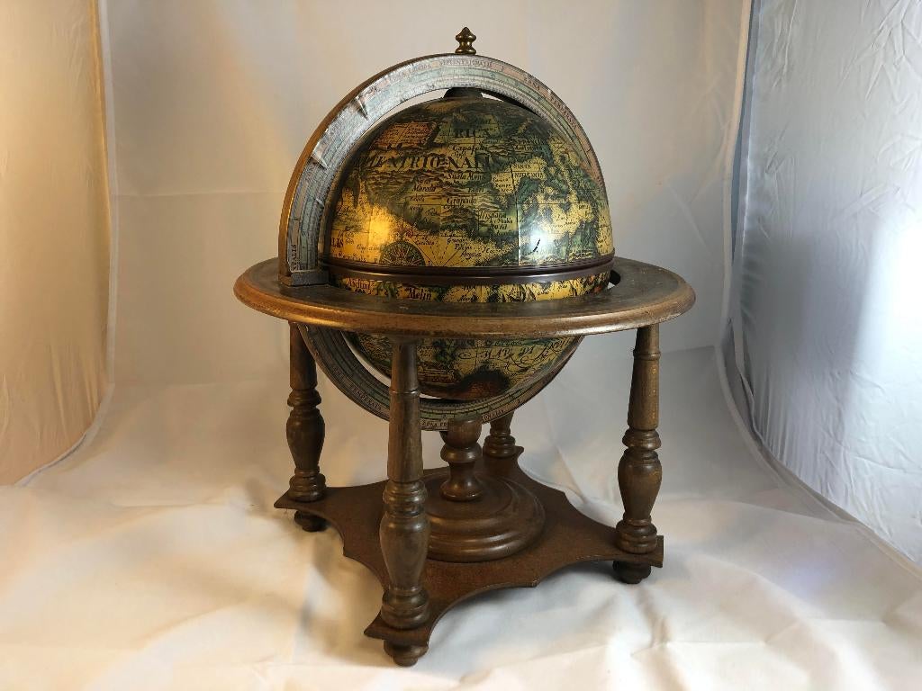 Italiaanse wereldbol / ijsemmer, Huis en Inrichting, Woonaccessoires | Wereldbollen, Ophalen of Verzenden, Gebruikt