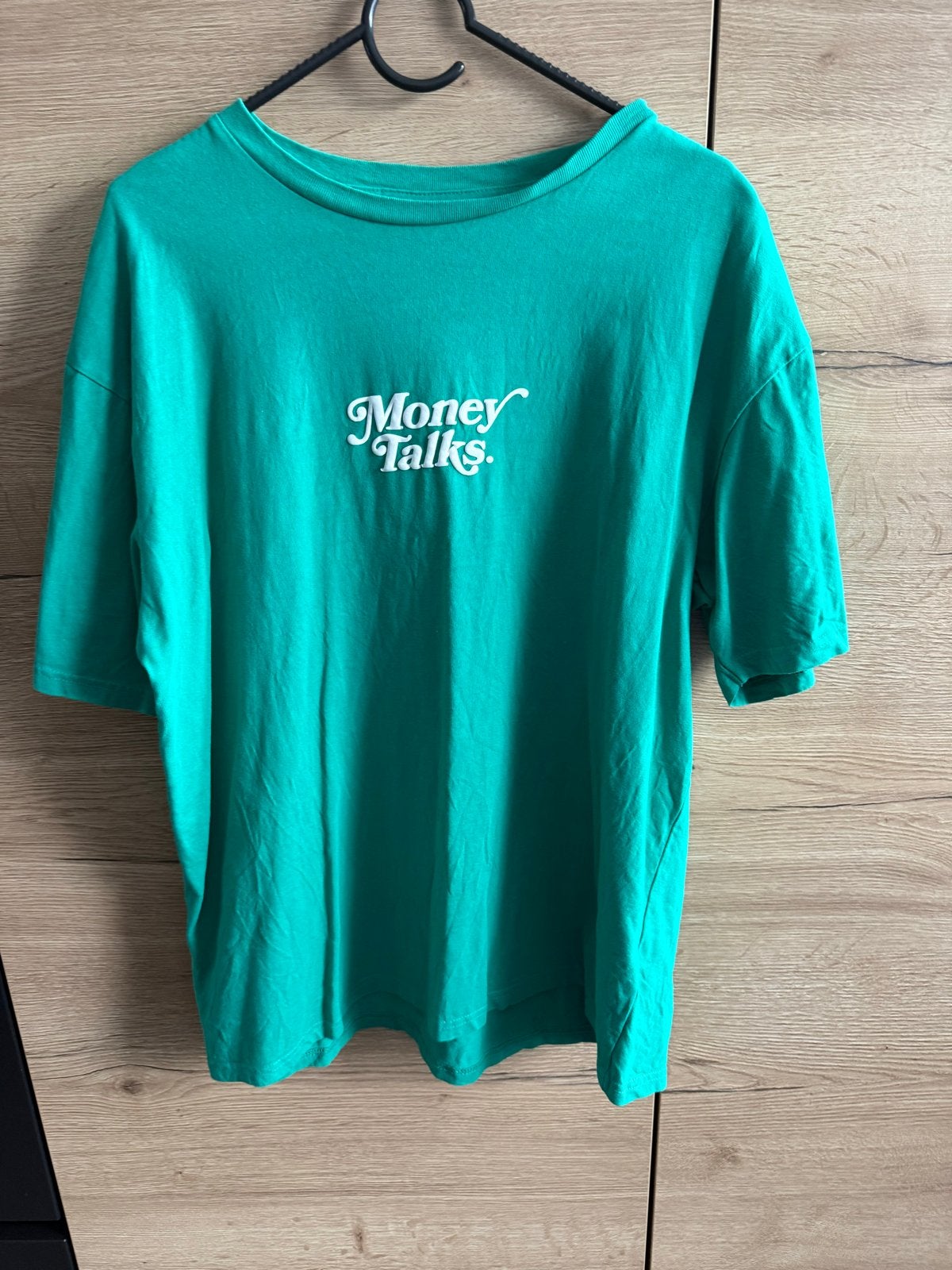 FSBN Relaxed Fit T-shirt Groen "Money Talks" Maat XL, Ophalen of Verzenden, Gedragen, Maat 56/58 (XL), Groen