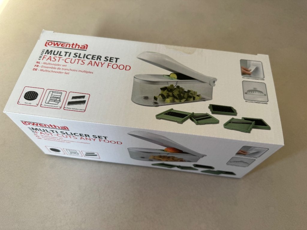 Groentesnijder NIEUW, Nieuw, Ophalen of Verzenden, Snijmachine, Wit