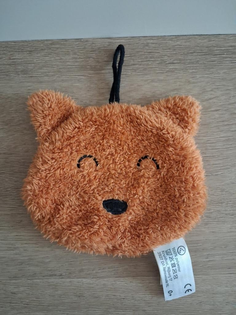 Knuffeldoekje knisperdoekje beer Kruidvat bruin L549, Kinderen en Baby's, Ophalen of Verzenden, Zo goed als nieuw, Beer