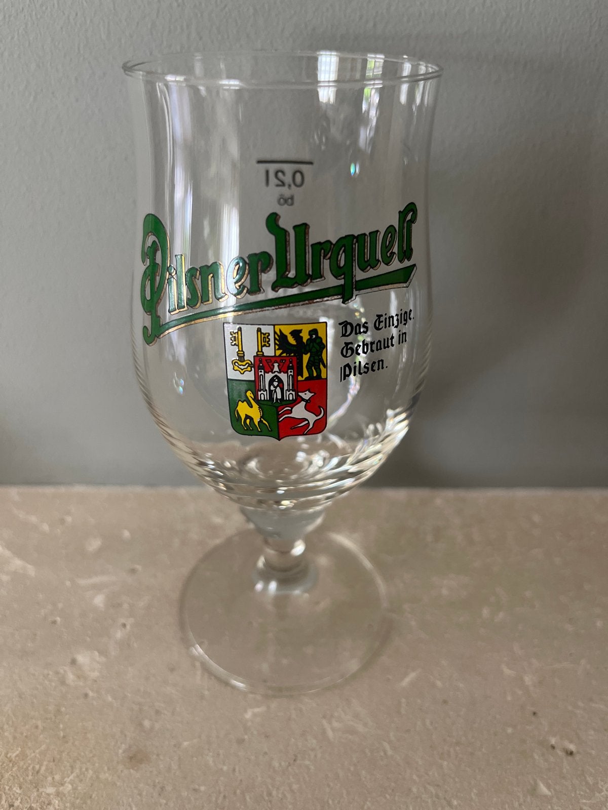 Vintage Pilsner Urquell Bierglas - 0.2L, Ophalen