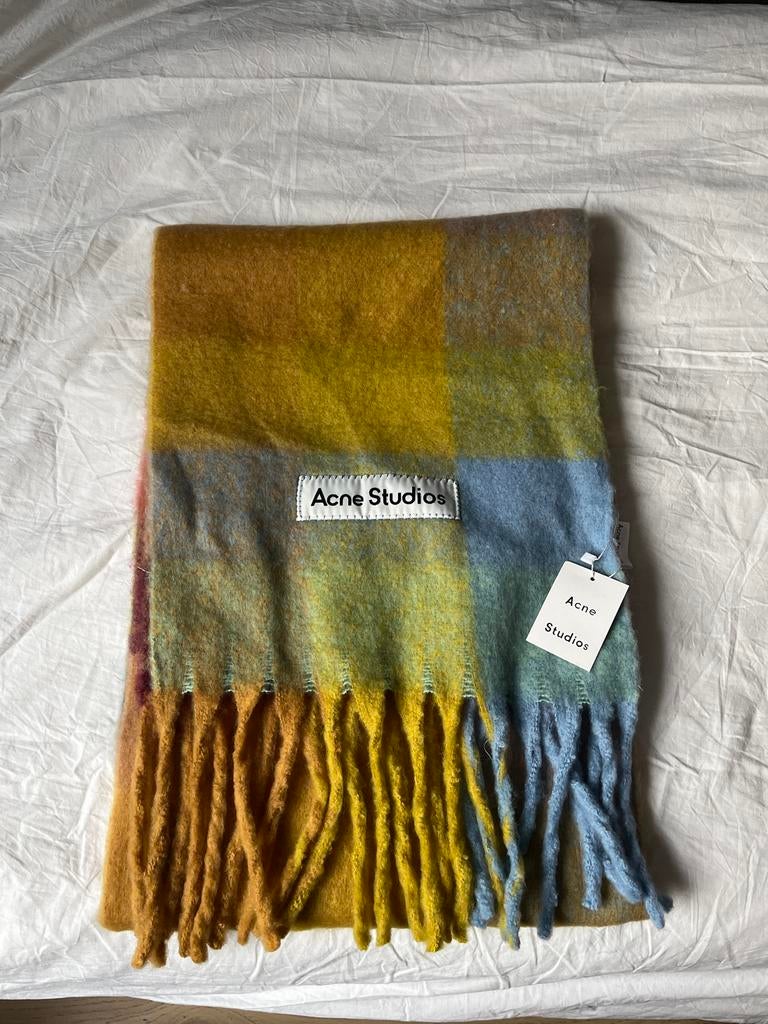 Acne Studios Geruite Sjaal - Nieuw met label, Ophalen of Verzenden, Nieuw, Maat 46/48 (XL) of groter, Sjaal