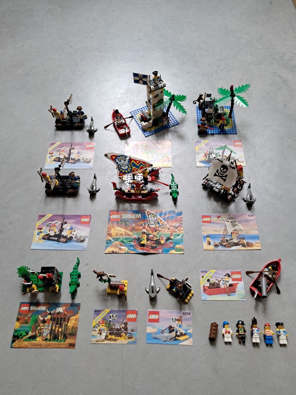 Lego piraten jaren 90 sets (ook los verkrijgbaar!), Lego, Complete set, Pirates, Ophalen of Verzenden