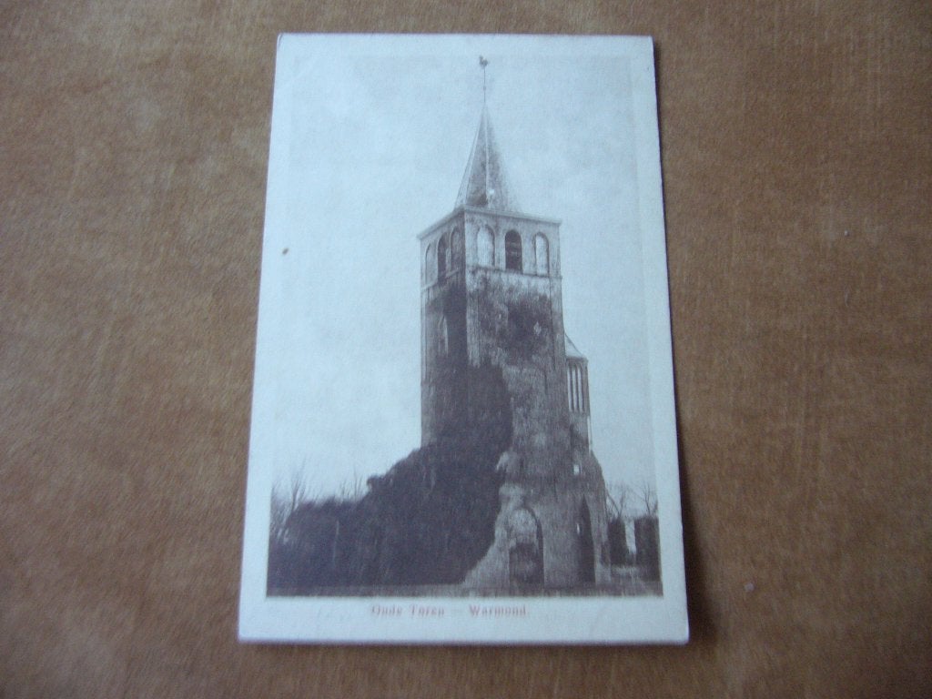 WARMOND  =  OUDE TOREN  BRIEFKAART, Ophalen of Verzenden, Voor 1920, Gelopen, Zuid-Holland