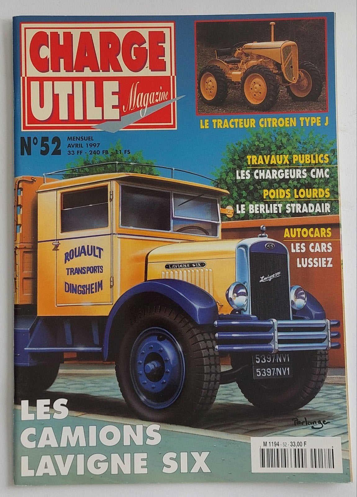 Charge Utile Magazine N52 - April 1997, Ophalen of Verzenden, Gelezen, Overige typen