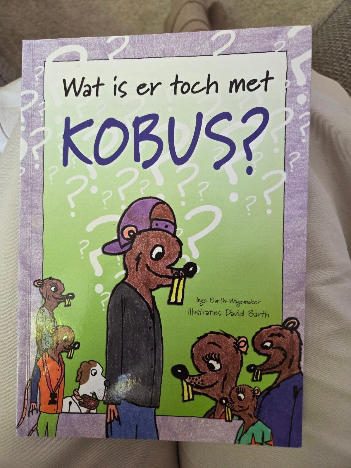 Wat is er toch met Kobus? Kinderboek over autisme, Ophalen of Verzenden, Zo goed als nieuw, Inge Barth-Wagemaker, David Barth