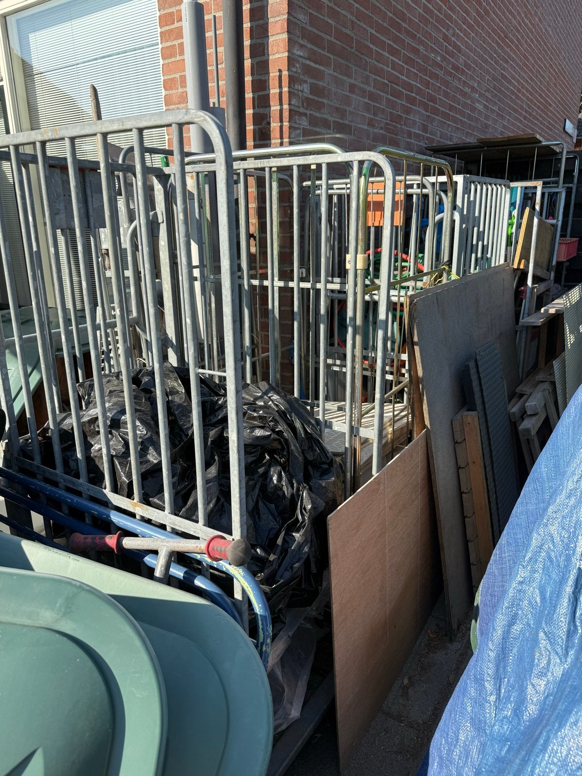 Diverse karren/ rolcontainers 8 stuks, Doe-het-zelf en Verbouw, Transportwagens, Ophalen of Verzenden
