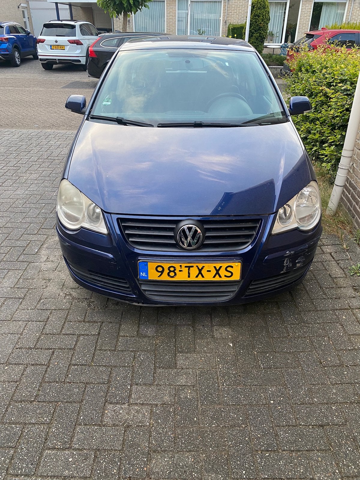 Volkswagen Polo 1.4 16V 59KW 2007 Blauw, Auto's, Voorwielaandrijving, 40 €/maand, 4 cilinders, Blauw