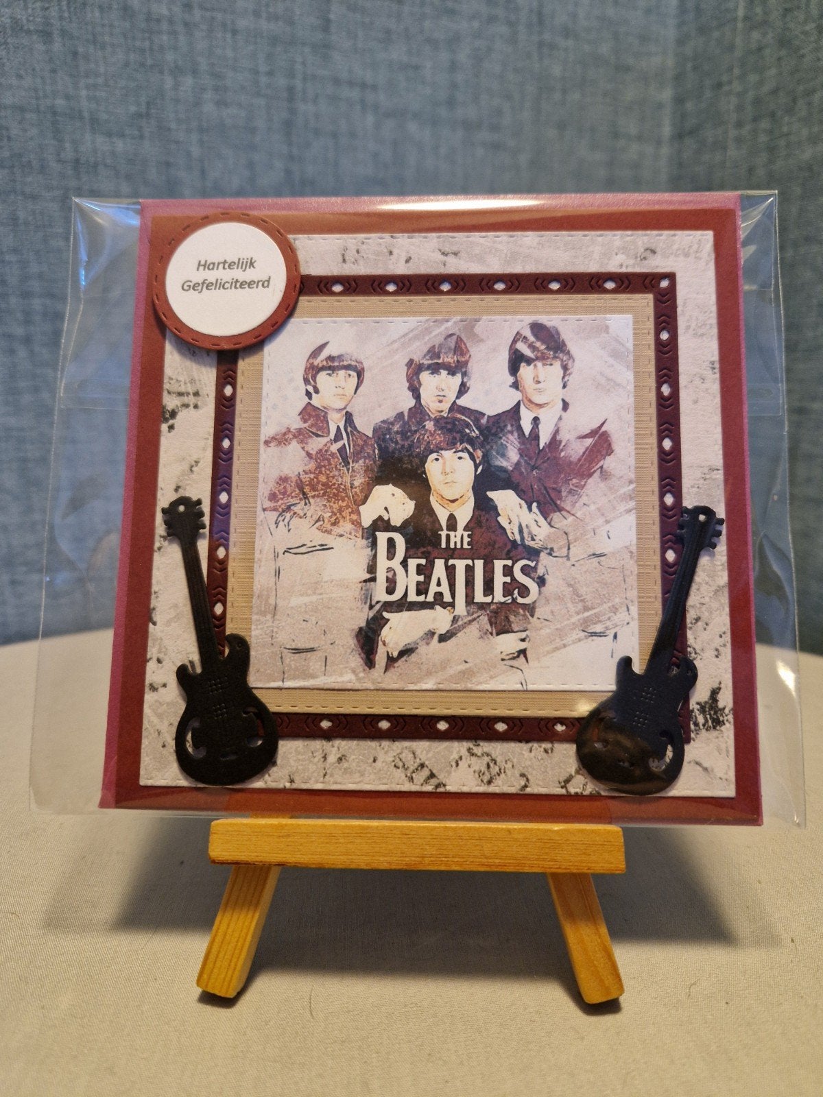Kaartje verjaardag artiesten/band The Beatles, Ophalen of Verzenden, Nieuw, Overige thema's
