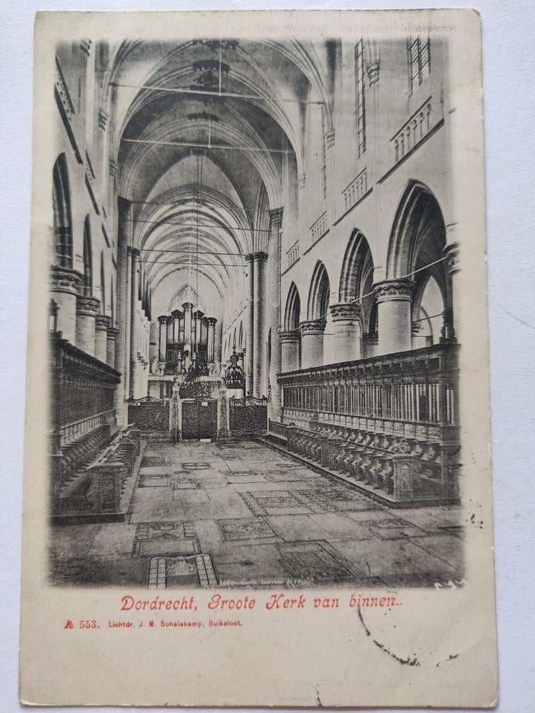 X1463 Dordt 1906, Ophalen of Verzenden, Voor 1920, Noord-Holland