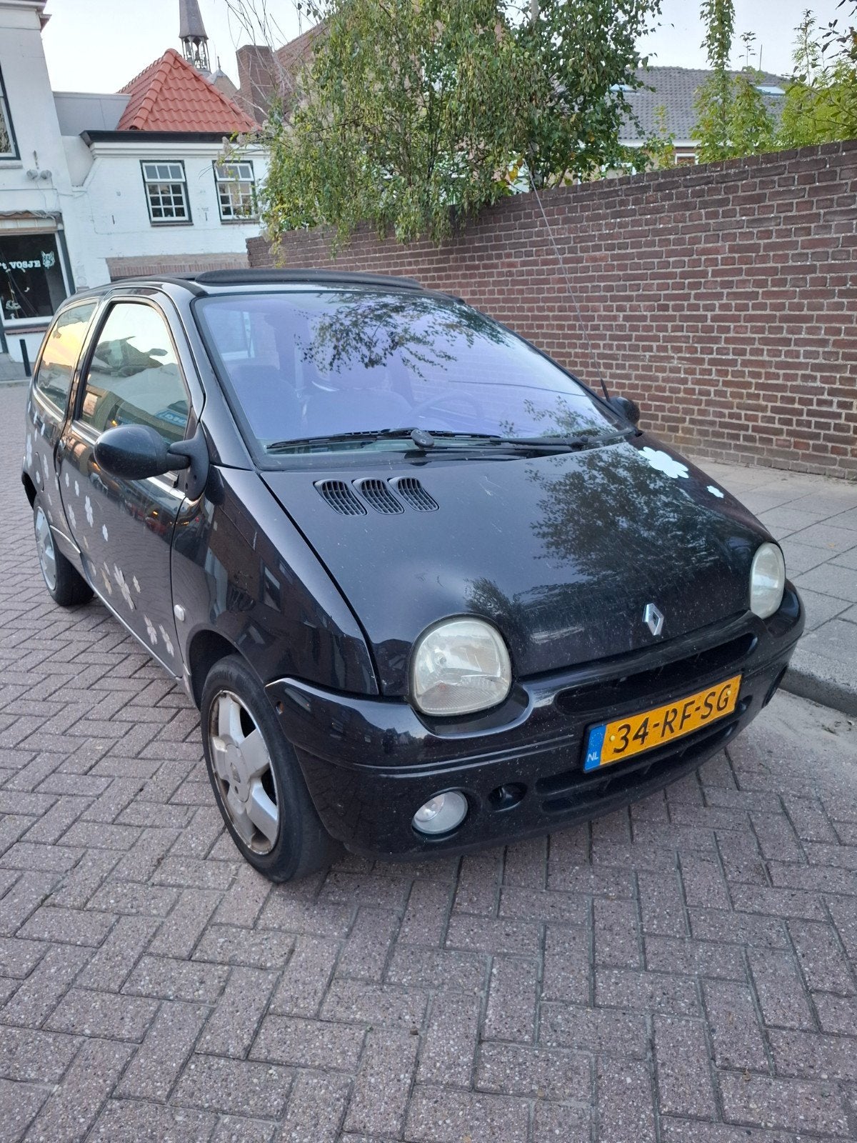 Renault Twingo 1.2 2005 Zwart, Ophalen, Gebruikt, Renault